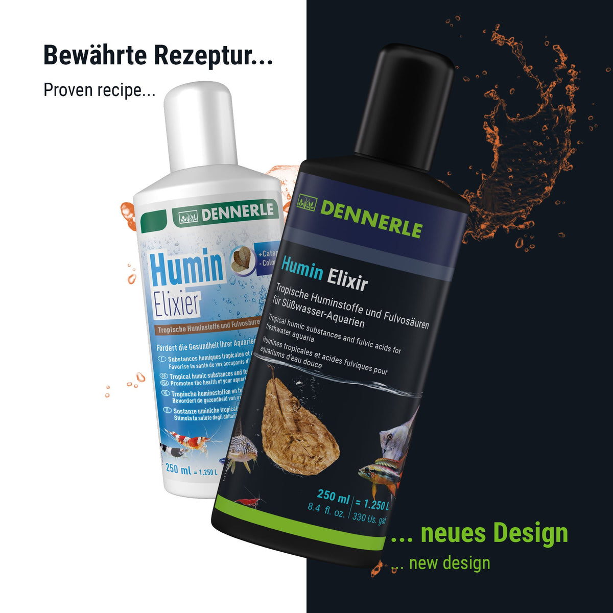 Dennerle Humin Elixir 250 ml – Humin- und Fulvosaeuren – Herstellerbild 2
