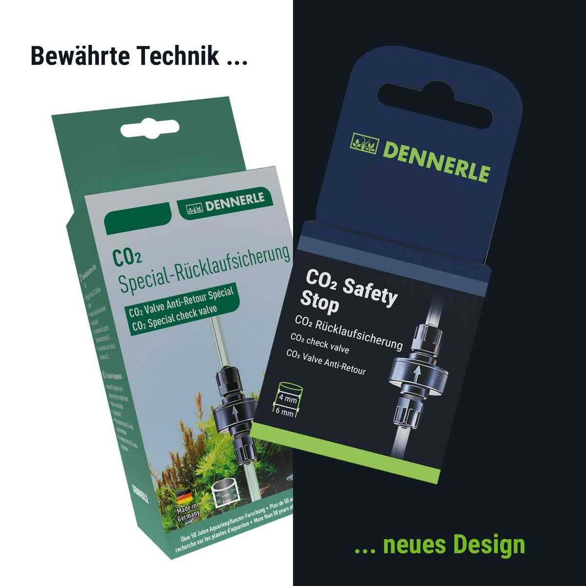 Dennerle CO₂ Special-Ruecklaufsicherung fuer 4/6-mm-Schlauch – Herstellerbild 3