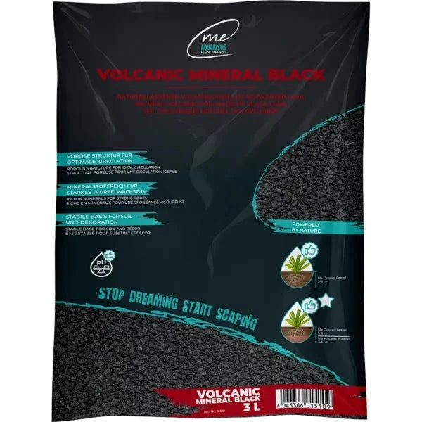 Me Volcanic Mineral Black 3 L – poröse Struktur