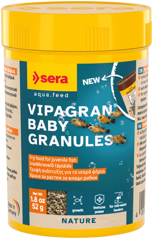 sera Vipagran Baby Nature – 50 ml (24 g) - Water - Plants