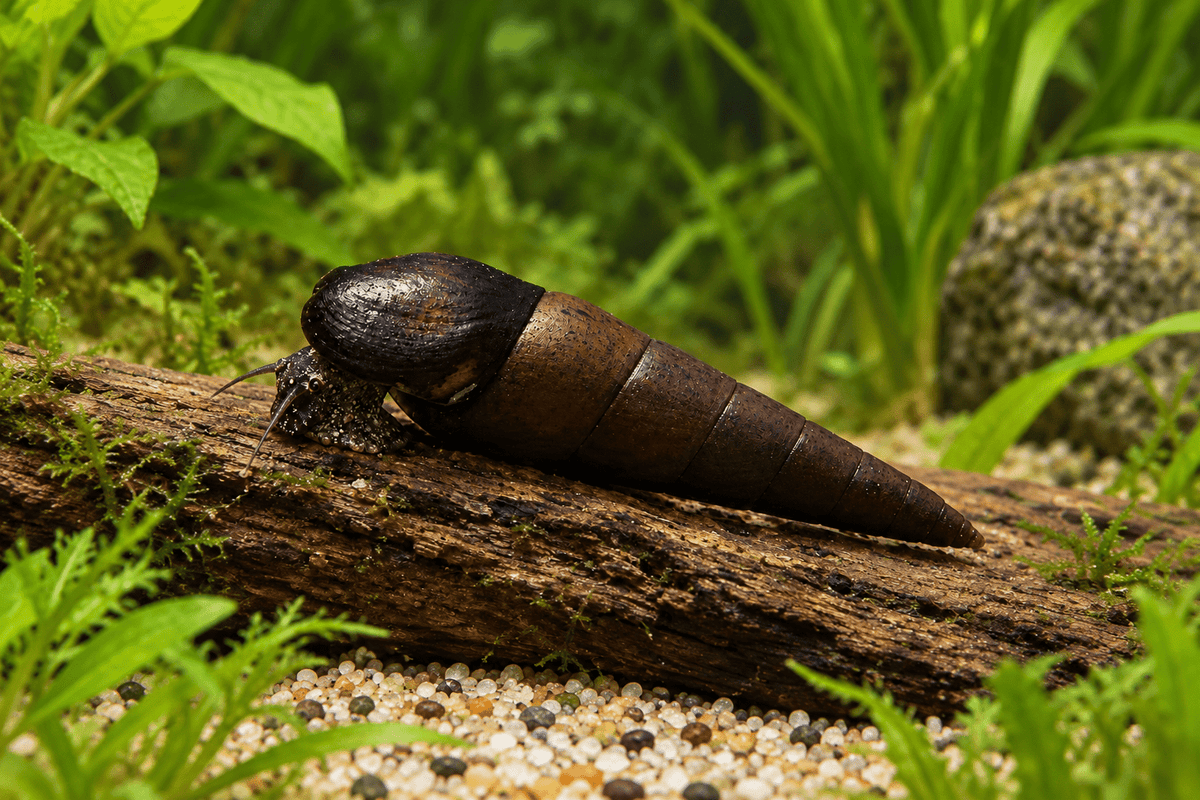 Teufelsdornschnecke – Faunus ater - Water - Plants