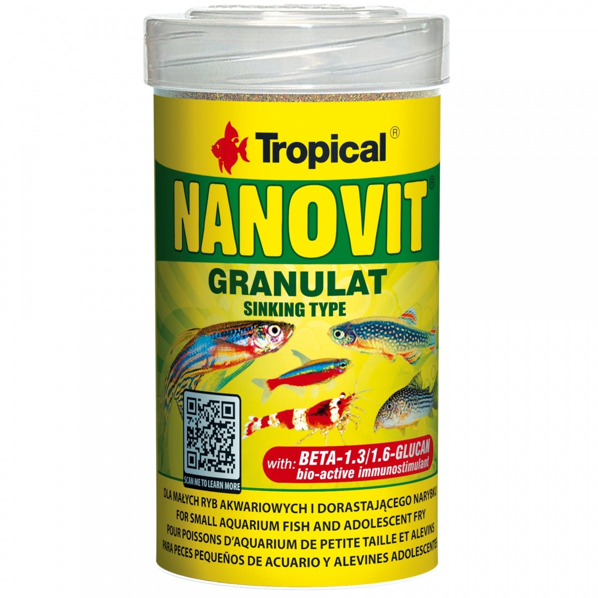 Tropical Nanovit Granulat – 100 ml - Water - Plants