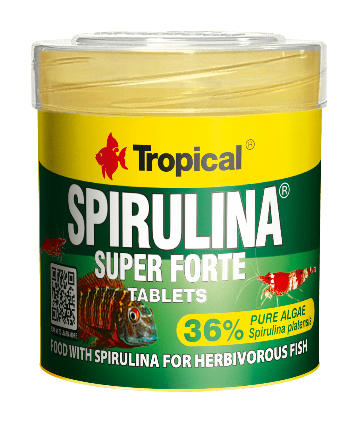 Tropical Super Spirulina Forte Tablets – 50 ml - Water - Plants