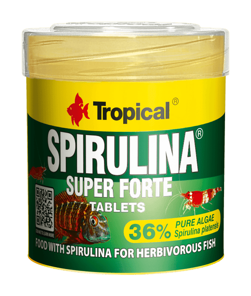 Tropical Super Spirulina Forte Tablets – 50 ml - Water - Plants